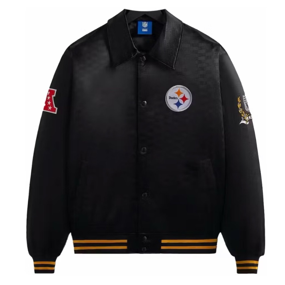 Brand New: Kith Men’s Steelers Bombers Jacket Limited Edition XL